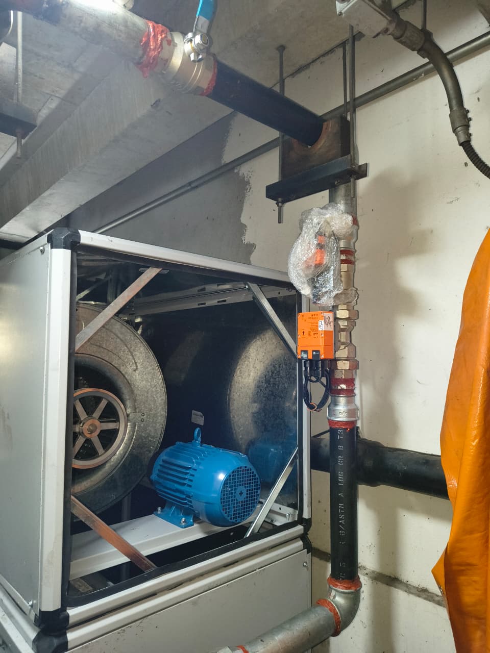 Tubulação hidráulica instalada 2 vias